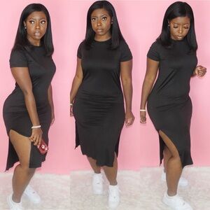 Black Midi Dress